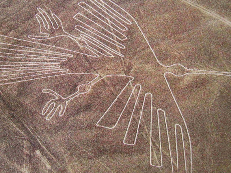 Overflight Nazca Lines from Paracas